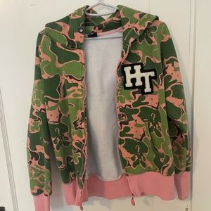 Cute Y2K zipper sweatshirt